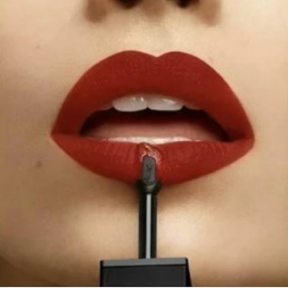 Yves Saint Laurent Tatouage Couture Velvet Cream Lipstick - Rouge Rebel 212 - Picture 7 of 7